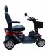 Côté droit du scooter électrique médical Pride XL140 en rouge